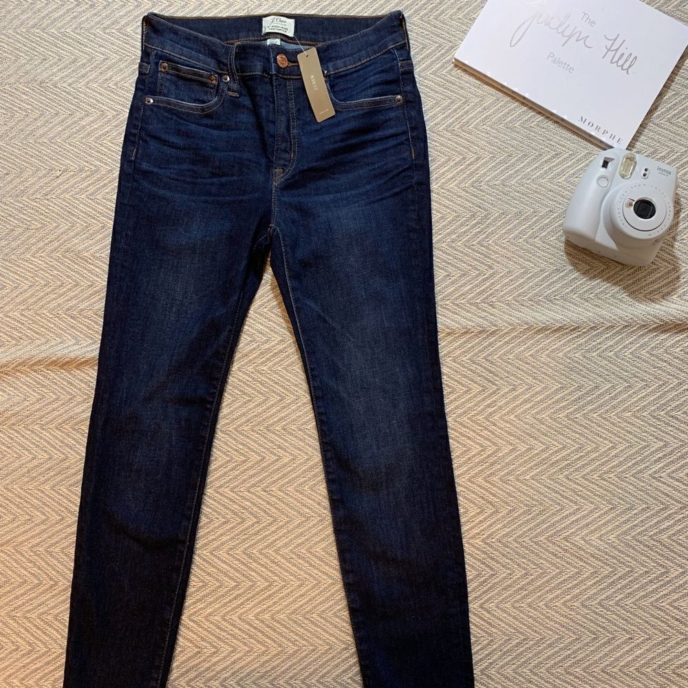 J Crew 9” High Rise Toothpick Jeans - Picture 3 of 4